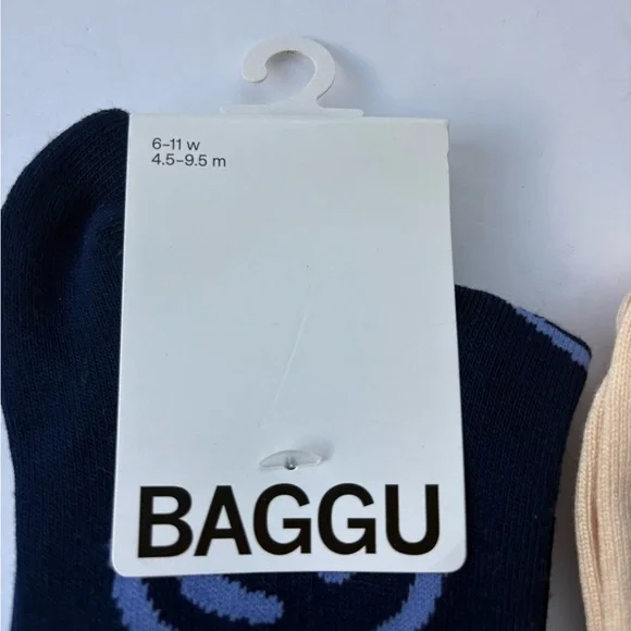 Set of 2 NWT BAGGU Socks - Picture 4 of 11